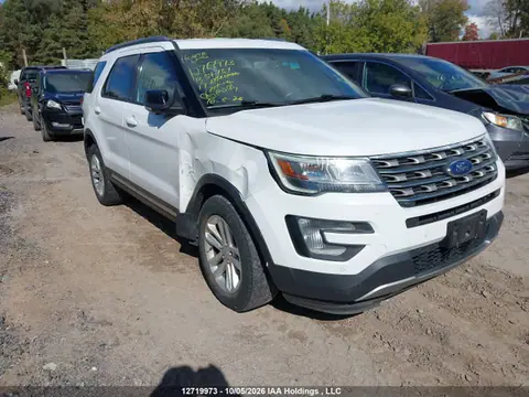 1FM5K7D81HGB34751 — 2017 Ford Explorer XLT, Задняя часть (Rear), фото до ремонта