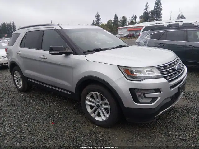 1FM5K7DH8HGC09915 — 2017 Ford Explorer XLT, Передняя часть слева (Left Front), фото до ремонта