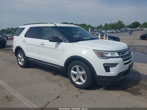 1FM5K7DH0JGA76296 — 2018 Ford Explorer XLT, Задняя часть (Rear), фото до ремонта