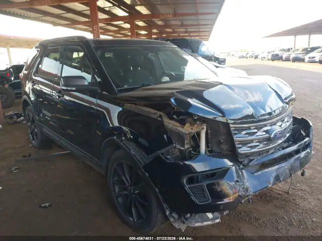 1FM5K7D84JGA80710 — 2018 Ford Explorer XLT, Передняя часть (Front End), фото до ремонта