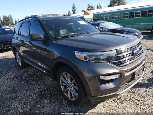 1FMSK8DH4LGB75070 — 2020 Ford Explorer XLT, Задняя часть (Rear), фото до ремонта