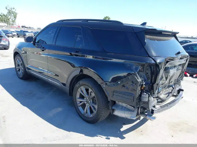 1FMSK7DH2MGA16561 — 2021 Ford Explorer XLT, фото 3 с аукциона IAAI 14.10.2026, Задняя часть