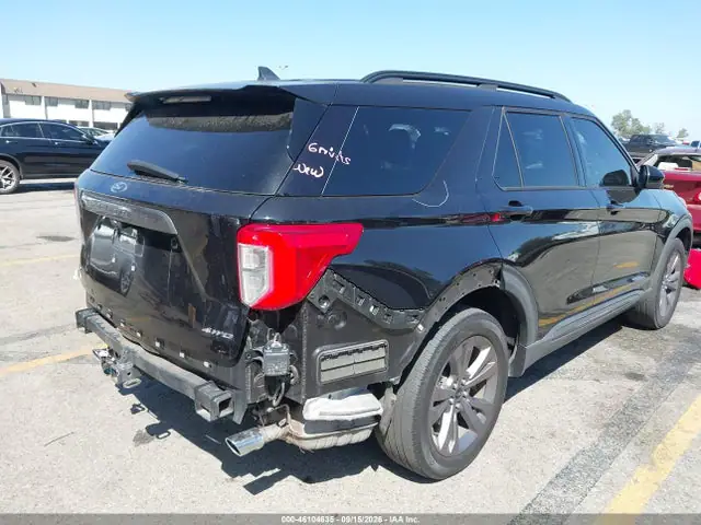 1FMSK8DH1NGB44006 — 2022 Ford Explorer XLT, фото 4 с аукциона IAAI 29.09.2026, Задняя часть