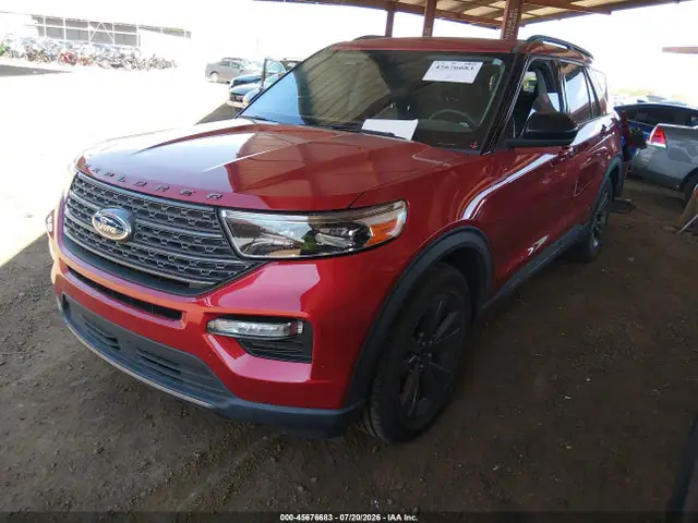 1FMSK7DH3PGB32663 — 2023 Ford Explorer XLT, фото 2 с аукциона IAAI 13.10.2026, Задняя часть справа