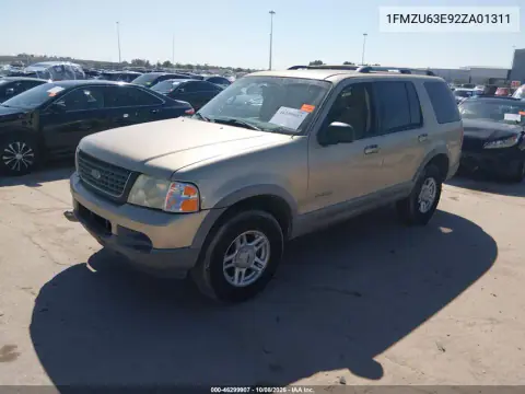 2002 Ford Explorer Xlt VIN 1FMZU63E92ZA01311 фото 3
