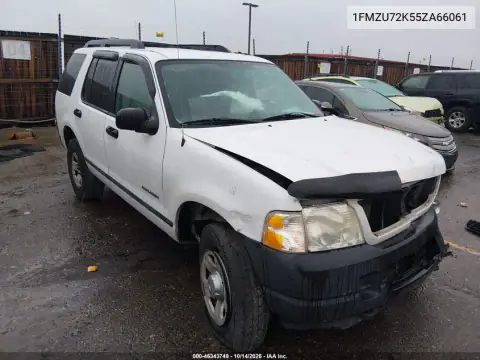 1FMZU72K55ZA66061 — 2005 Ford Explorer, Передняя часть, фото до ремонта