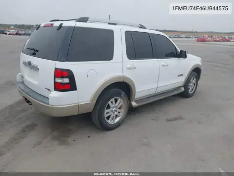 1FMEU74E46UB44575 — 2006 Ford Explorer, фото 5 с аукциона IAAI, Задняя часть слева