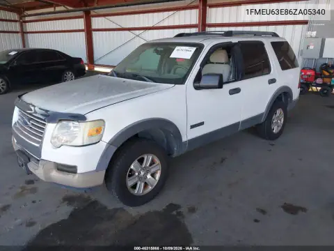 2006 Ford Explorer Xlt VIN 1FMEU63E86ZA05340 фото 3
