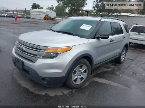 2013 Ford Explorer VIN 1FM5K7B8XDGB47981 фото 2