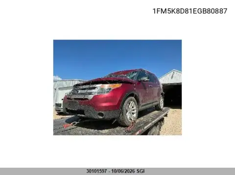 2014 Ford Explorer Xlt VIN 1FM5K8D81EGB80887 фото 2
