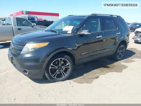 2014 Ford Explorer Sport VIN 1FM5K8GT1EGB55326 фото 3