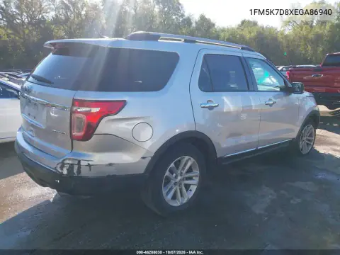 2014 Ford Explorer Xlt VIN 1FM5K7D8XEGA86940 фото 5