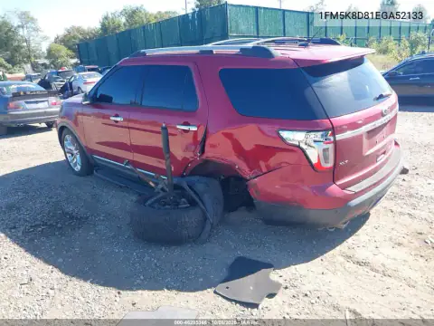 1FM5K8D81EGA52133 — 2014 Ford Explorer, фото 4 с аукциона IAAI, Сзади слева