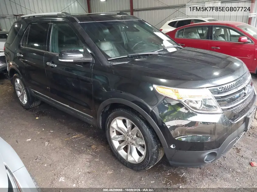 2014 Ford Explorer Limited VIN 1FM5K7F85EGB07724 фото 2