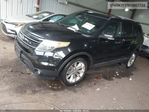 2014 Ford Explorer Limited VIN 1FM5K7F85EGB07724 фото 3