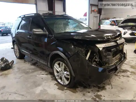 1FM5K7B87EGB52315 — 2014 Ford Explorer, Не указано, фото до ремонта