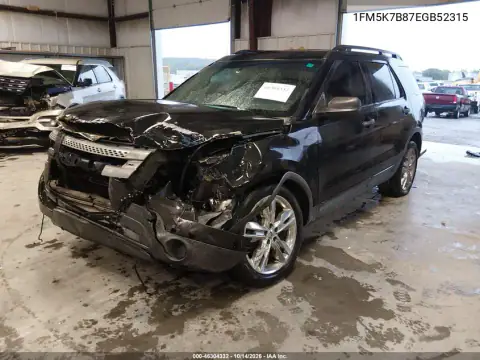 1FM5K7B87EGB52315 — 2014 Ford Explorer, фото 3 с аукциона IAAI, Не указано