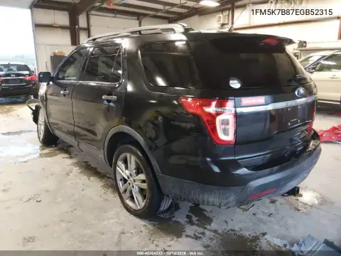 1FM5K7B87EGB52315 — 2014 Ford Explorer, фото 4 с аукциона IAAI, Не указано