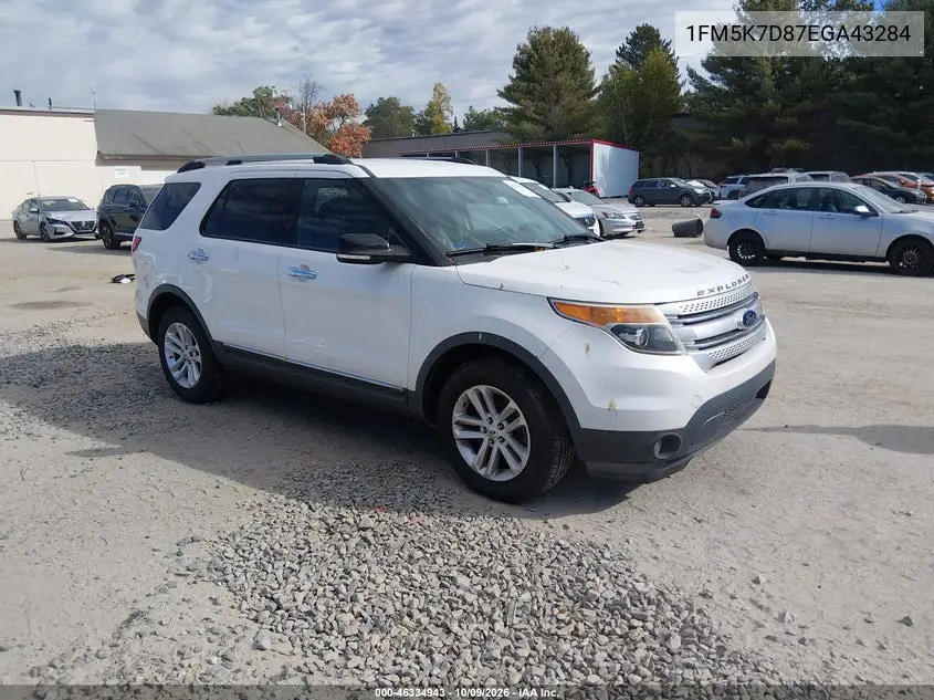 2014 Ford Explorer Xlt VIN 1FM5K7D87EGA43284 фото 2