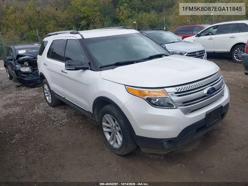 1FM5K8D87EGA11845 — 2014 Ford Explorer, фото 2 с аукциона IAAI, Естественный износ