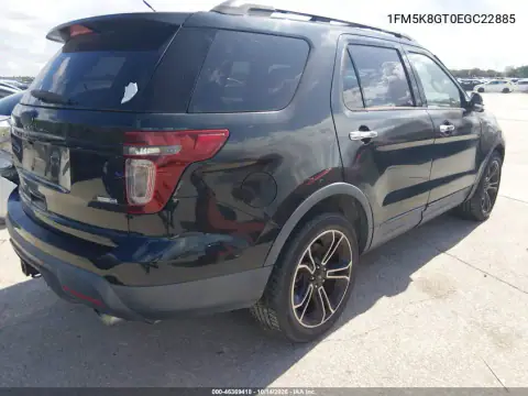 1FM5K8GT0EGC22885 — 2014 Ford Explorer, фото 4 с аукциона IAAI, Естественный износ