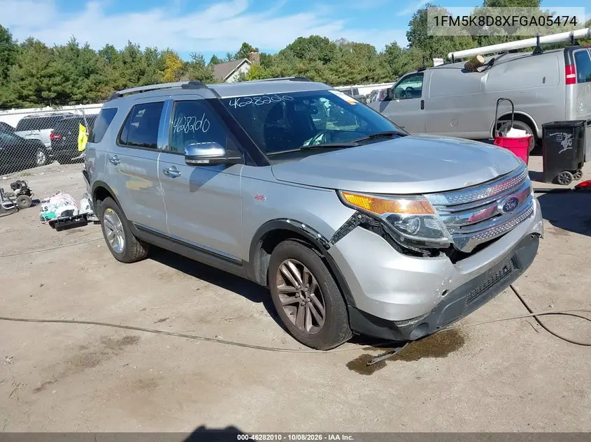 2015 Ford Explorer Xlt VIN 1FM5K8D8XFGA05474 фото 2