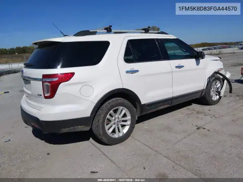 2015 Ford Explorer Xlt VIN 1FM5K8D83FGA44570 фото 5