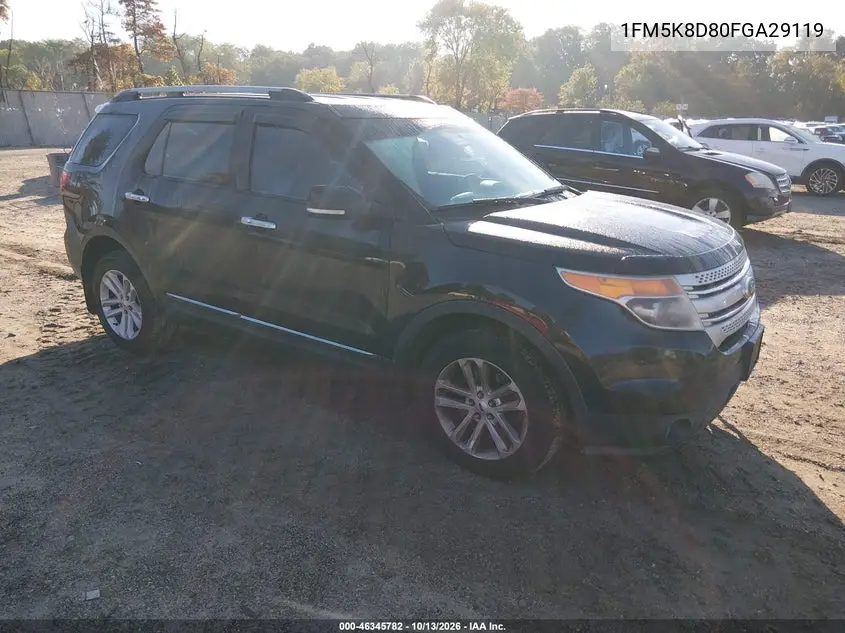 1FM5K8D80FGA29119 — 2015 Ford Explorer, фото 2 с аукциона IAAI, Повреждения со всех сторон