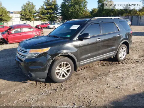 1FM5K8D80FGA29119 — 2015 Ford Explorer, фото 3 с аукциона IAAI, Повреждения со всех сторон