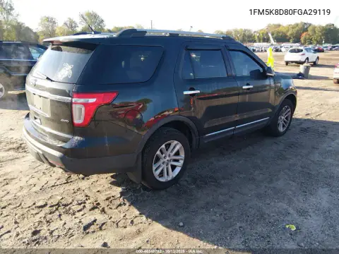 1FM5K8D80FGA29119 — 2015 Ford Explorer, фото 5 с аукциона IAAI, Повреждения со всех сторон