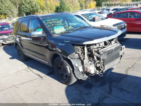 1FM5K8HT6GGB20718 — 2016 Ford Explorer, Передняя часть, фото до ремонта