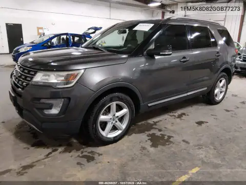 2016 Ford Explorer Xlt VIN 1FM5K8D82GGB77273 фото 3