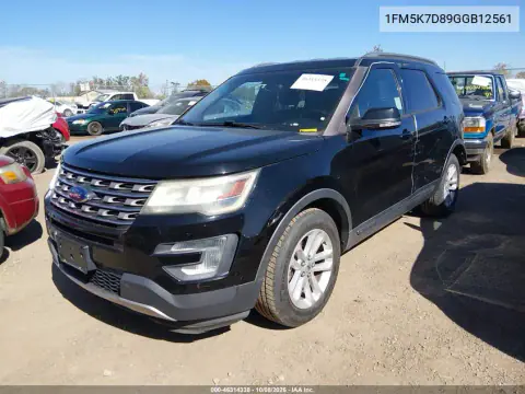 2016 Ford Explorer Xlt VIN 1FM5K7D89GGB12561 фото 3
