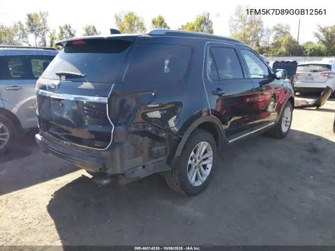 2016 Ford Explorer Xlt VIN 1FM5K7D89GGB12561 фото 5