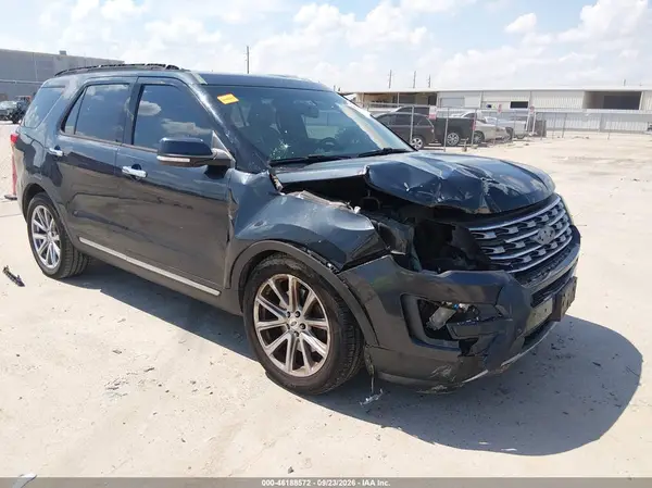 1FM5K7FHXHGA11222 — 2017 Ford Explorer, Передняя часть (Front End), фото до ремонта