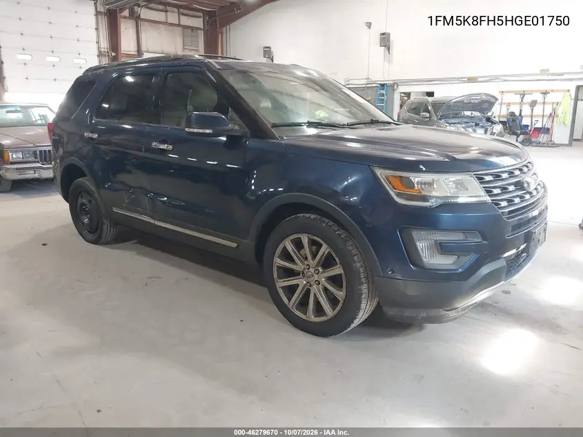 2017 Ford Explorer Limited VIN 1FM5K8FH5HGE01750 фото 2