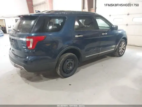 2017 Ford Explorer Limited VIN 1FM5K8FH5HGE01750 фото 5