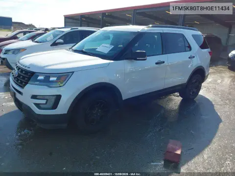 2017 Ford Explorer Sport VIN 1FM5K8GT8HGE11434 фото 3