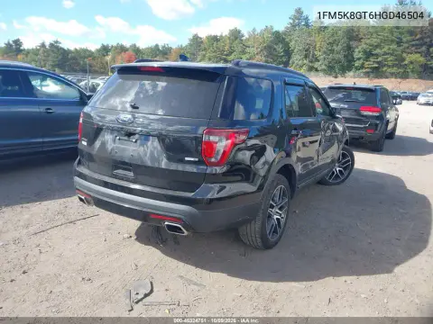 2017 Ford Explorer Sport VIN 1FM5K8GT6HGD46504 фото 5