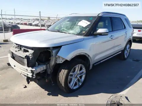 2017 Ford Explorer Limited VIN 1FM5K7FH2HGB62507 фото 3