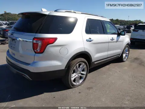 2017 Ford Explorer Limited VIN 1FM5K7FH2HGB62507 фото 5