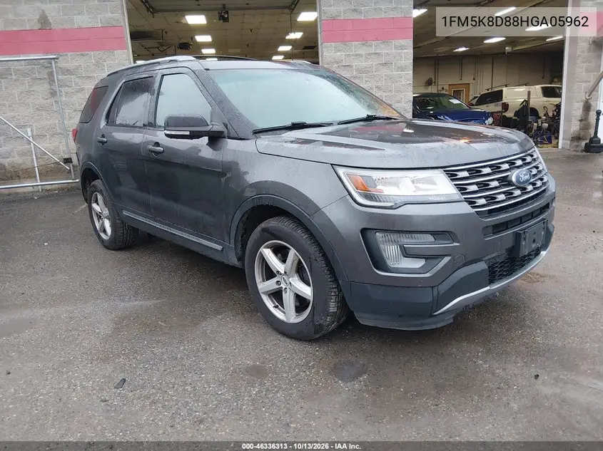 1FM5K8D88HGA05962 — 2017 Ford Explorer, фото 2 с аукциона IAAI, Задняя часть