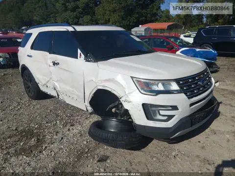 1FM5K7F8XHGB80866 — 2017 Ford Explorer, Правая сторона, фото до ремонта