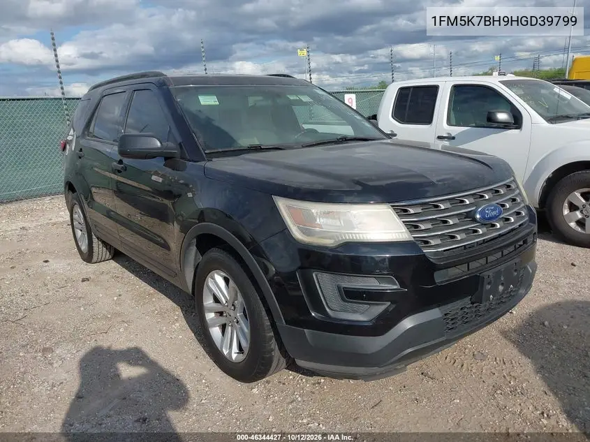 2017 Ford Explorer VIN 1FM5K7BH9HGD39799 фото 1