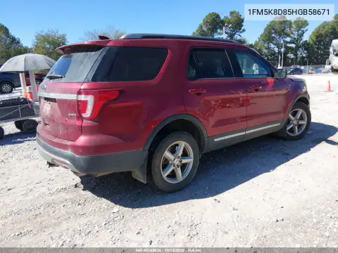 1FM5K8D85HGB58671 — 2017 Ford Explorer, фото 4 с аукциона IAAI, Не указано