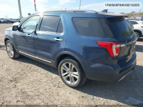 1FM5K8F84HGD16303 — 2017 Ford Explorer, фото 4 с аукциона IAAI, Естественный износ