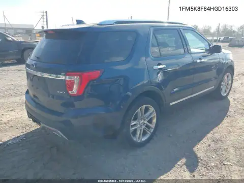 1FM5K8F84HGD16303 — 2017 Ford Explorer, фото 5 с аукциона IAAI, Естественный износ