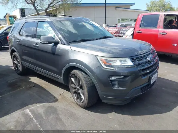 1FM5K7D84JGA68427 — 2018 Ford Explorer, Левый бок (Left Side), фото до ремонта