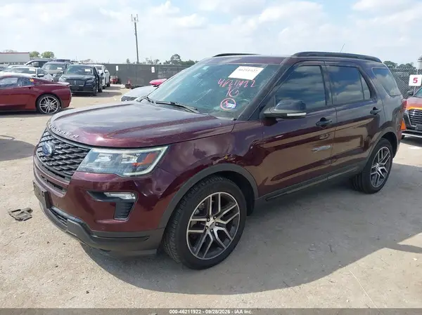 1FM5K8GTXJGA66977 — 2018 Ford Explorer, фото 2 с аукциона IAAI, Задняя часть