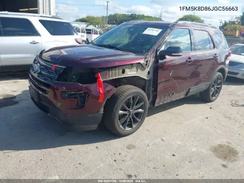 2018 Ford Explorer Xlt VIN 1FM5K8D86JGC56663 фото 3